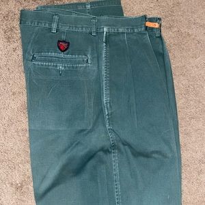 Men’s polo pants. Size 34 x 32. Color Green